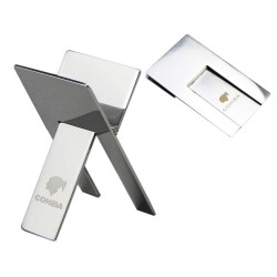 Cohiba Metal Katlanır Puro Sehpası Standı Krom - COHİBA (1)