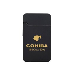 Cohiba Plastik Jet Alev Delicili Puro Çakmağı Siyah - COHİBA