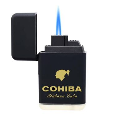 Cohiba Plastik Jet Alev Puro Çakmağı Siyah - 2