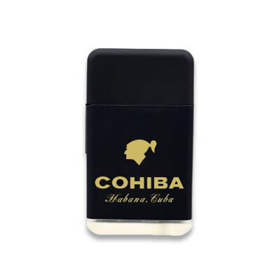 Cohiba Plastik Jet Alev Puro Çakmağı Siyah - 1