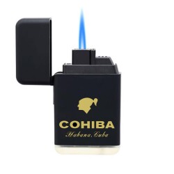 Cohiba Plastik Jet Alev Puro Çakmağı Siyah - COHİBA (1)