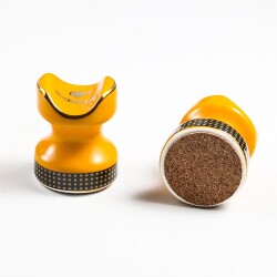 Cohiba Seramik Puro Standı Sehpası Sarı - 5