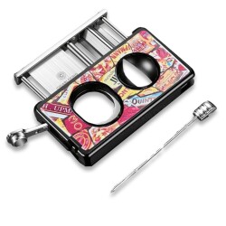 Çok Fonsiyonlu Metal Double Puro Kesici Delici ve İğne Brand - CigarLoong (1)