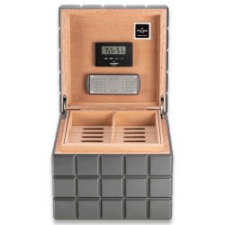Colibri Cube Heritage Humidor Puro Kutusu Gray 70's - 2