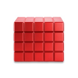Colibri Cube Heritage Humidor Puro Kutusu Kırmızı 70's - COLİBRİ