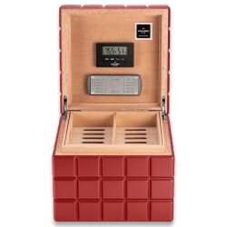 Colibri Cube Heritage Humidor Puro Kutusu Kırmızı 70's - 2