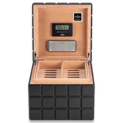 Colibri Cube Heritage Humidor Puro Kutusu Siyah 70's - 2