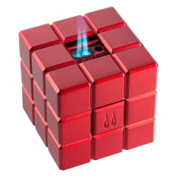 Colibri Cube Masa Çakmağı 2 Alev Kırmızı LI125T2 - COLİBRİ