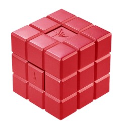 Colibri Cube Masa Çakmağı 2 Alev Kırmızı LI125T2 - COLİBRİ (1)