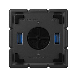 Colibri Cube Masa Çakmağı 2 Alev Siyah LI125T1 - 3