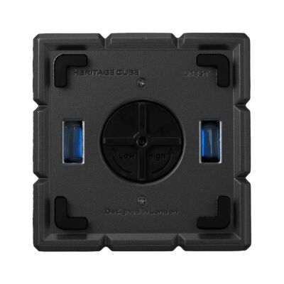 Colibri Cube Masa Çakmağı 2 Alev Siyah LI125T1 - 3