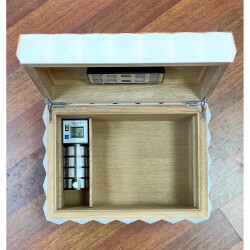 Colibri Grand Quasar CigarSpa Elektronik Nem Puro Kutusu Beyaz 120's - COLİBRİ (1)