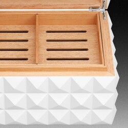 Colibri Grand Quasar Humidor Puro Kutusu Beyaz 120's - 3