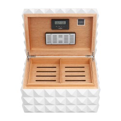 Colibri Grand Quasar Humidor Puro Kutusu Beyaz 120's - COLİBRİ (1)