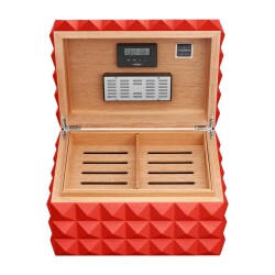 Colibri Grand Quasar Humidor Puro Kutusu Kırmızı 120's - COLİBRİ (1)