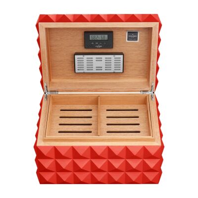 Colibri Grand Quasar Humidor Puro Kutusu Kırmızı 120's - 2