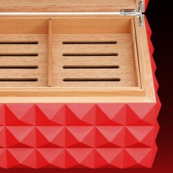 Colibri Grand Quasar Humidor Puro Kutusu Kırmızı 120's - 3