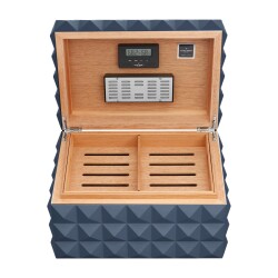 Colibri Grand Quasar Humidor Puro Kutusu Mavi 120's - COLİBRİ (1)