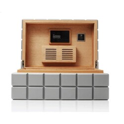 Colibri Heritage Humidor Puro Kutusu HU500T3 Mat Grey 125's - COLİBRİ (1)