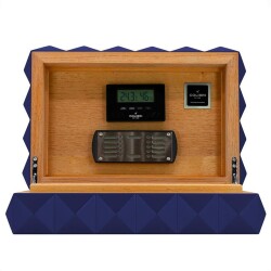 Colibri New Quasar Humidor Puro Kutusu Mavi 40's - COLİBRİ (1)