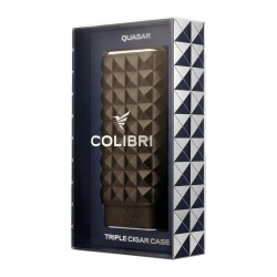 Colibri Quasar Deri Puro Kılıfı 3lü Kahve/Krom (60Ring) - 3