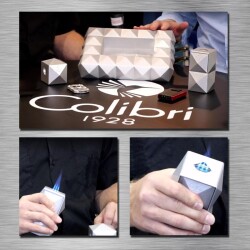 Colibri Quasar Masa Çakmağı 3 Alev Kırmızı LI710T4 - 4