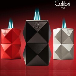 Colibri Quasar Masa Çakmağı 3 Alev Kırmızı LI710T4 - 3