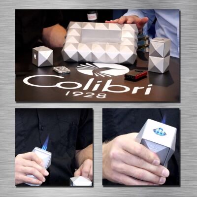 Colibri Quasar Masa Çakmağı 3 Alev Kırmızı LI710T4 - 4