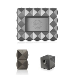 Colibri Quasar Masaüstü Çakmak Kesici Küllük Puro Seti Gunmetal - COLİBRİ (1)
