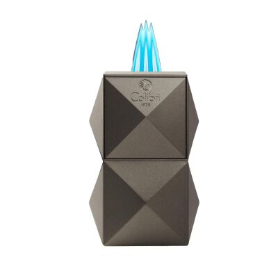 Colibri Quasar Masaüstü Puro Çakmak ve Kesici Seti Gunmetal - 2