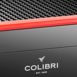 Colibri Rally Humidor Puro Kutusu Piano Siyah/Kırmızı 120's - 4