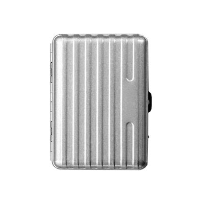 Cool Bavul Desen Metal Kısa Sgara Tabakası 12li Satin Krom - 1