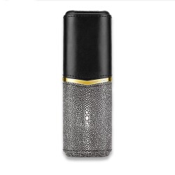 Croco Desenli Sedirli Deri Puro Kılıfı 2'li Grey 58Ring - CigarLoong