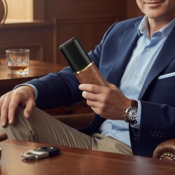 Croco Desenli Sedirli Deri Puro Kılıfı 2'li Kahve 58Ring - 4