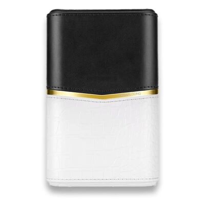 Croco Desenli Sedirli Deri Puro Kılıfı 4'lü Beyaz 58Ring - 1