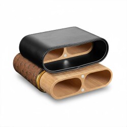 Croco Desenli Sedirli Deri Puro Kılıfı 4'lü Kahve 58Ring - 3