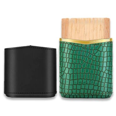 Croco Desenli Sedirli Deri Puro Kılıfı 4'lü Yeşil 58Ring - 2