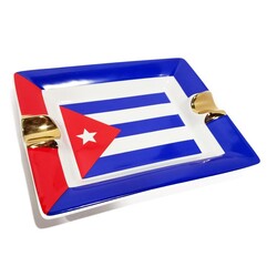 Cuban Flag Seramik Puro Küllüğü 2li - Thumbnail