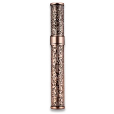 Damascus Desen Metal Puro Kılıfı Tüpü Tekli Bronze 50 Ring - 1