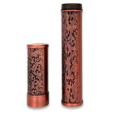 Damascus Desen Metal Puro Kılıfı Tüpü Tekli Bronze 50 Ring - 2