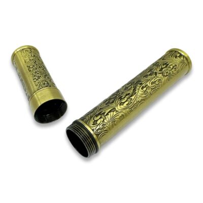 Damascus Desen Metal Puro Kılıfı Tüpü Tekli Gold 50 Ring - 3