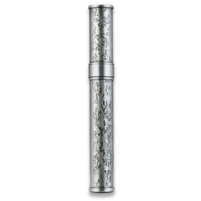 Damascus Desen Metal Puro Kılıfı Tüpü Tekli Silver 50 Ring - 1
