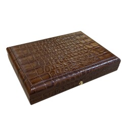 Davidoff Croco Deri Seyahat Puro Kutusu Kahve - Davidoff