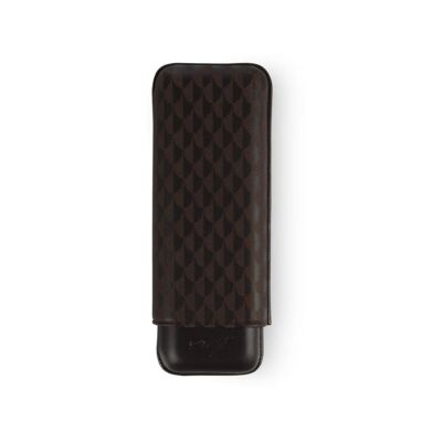 Davidoff Curing Deri Puro Kılıfı Churchill Kahve 2li (62Ring) - 1