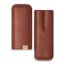 Davidoff Iconic Seri Deri Puro Kılıfı Kahve Gold 2li 64 Ring - Davidoff (1)