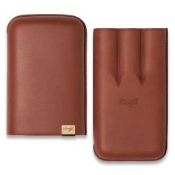 Davidoff Iconic Seri Deri Puro Kılıfı Kahve Gold 3lüi 64 Ring - Davidoff (1)