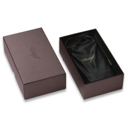 Davidoff Iconic Seri Deri Puro Kılıfı Kahve Gold 3lüi 64 Ring - 4
