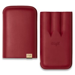 Davidoff Iconic Seri Deri Puro Kılıfı Kırmızı Gold 3lüi 64 Ring - Davidoff (1)