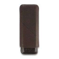 Davidoff Leaf Deri Puro Kılıfı Kahve XL 2li 64 Ring - Davidoff