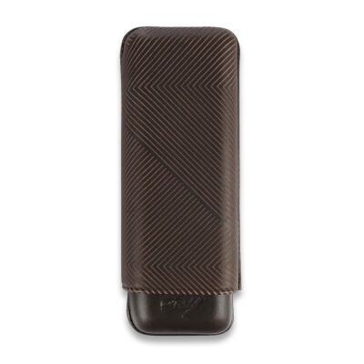 Davidoff Leaf Deri Puro Kılıfı Kahve XL 2li 64 Ring - 1